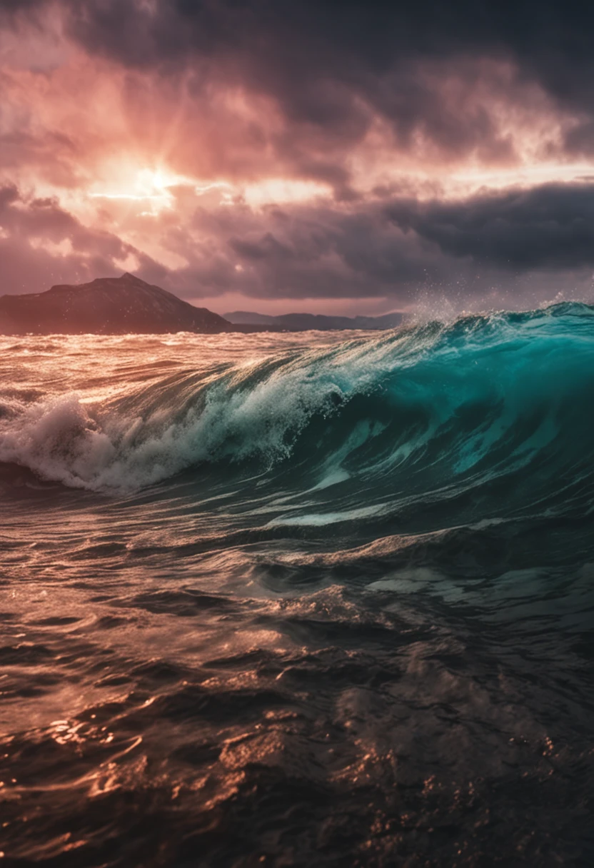ENORME PIEUVRE / DANS LA MER / TERRIFFIANTE PIEUVRE /ATTAQUE UN NAVIRE / 8K PICTURE/ PERFECT LIGHT /CINEMATIC PRO