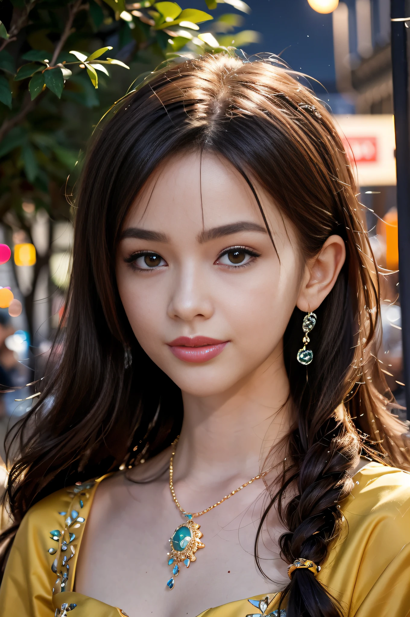 Asian woman Araffe with long hair in a yellow dress, Hermosa mujer surcoreana, dilraba dilmurat, Joven y adorable rostro coreano, portrait of female Korean idol, Hermosa joven coreana, Hermosa joven coreana, Chica coreana, Retrato Jisoo Blackpink, 8K Artgerm Bokeh, Jaeyeon Nam, Retrato de Jossi de Blackpink