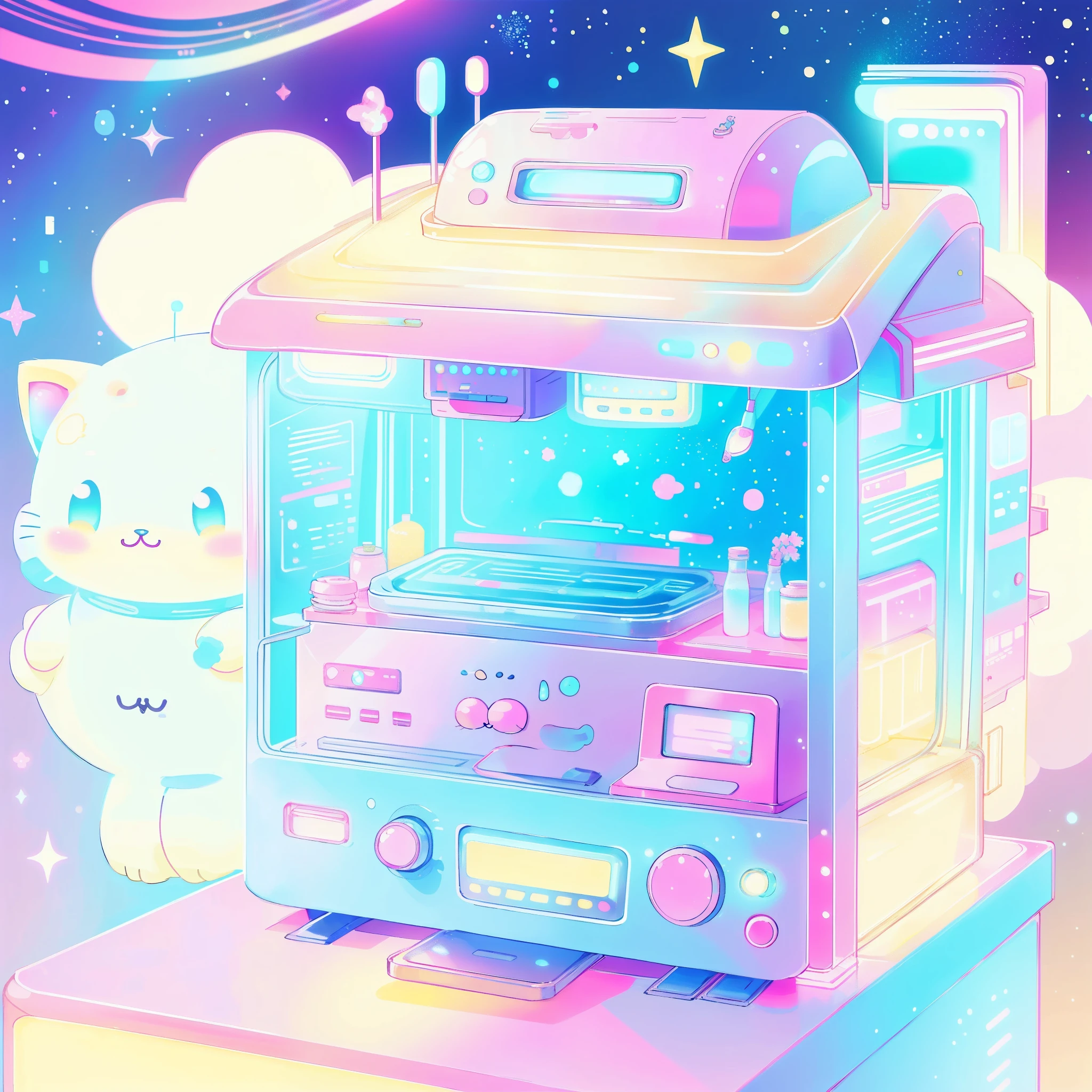Kawaii Tech,pastel color, kawaii, Cute colors ,scifi,
Food Trucks, signboard