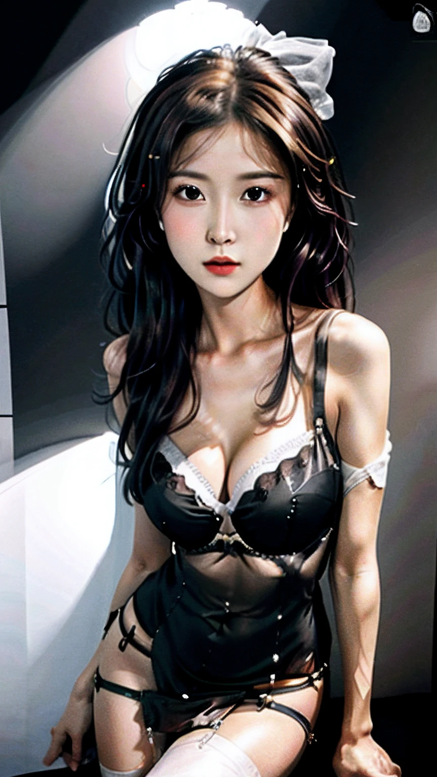 1girll,Moyou,full bodyesbian,Black background,characters are full of composition,