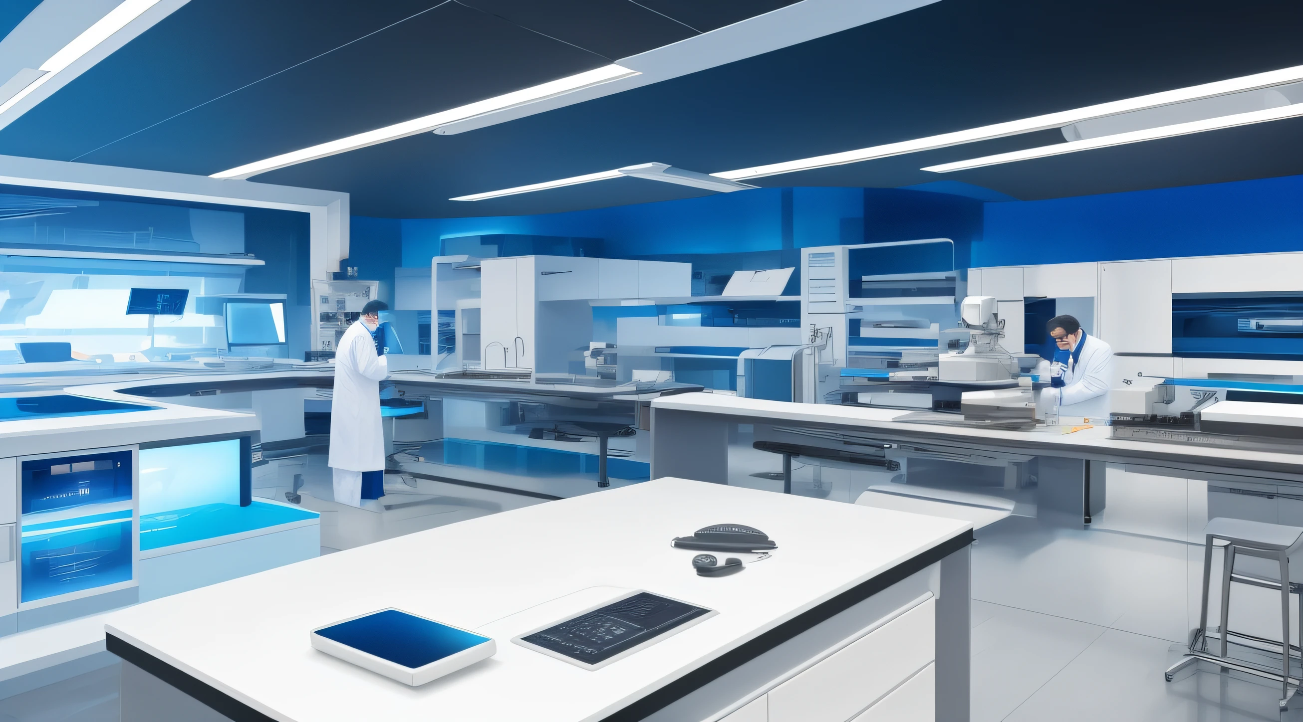 Scientists in the laboratory