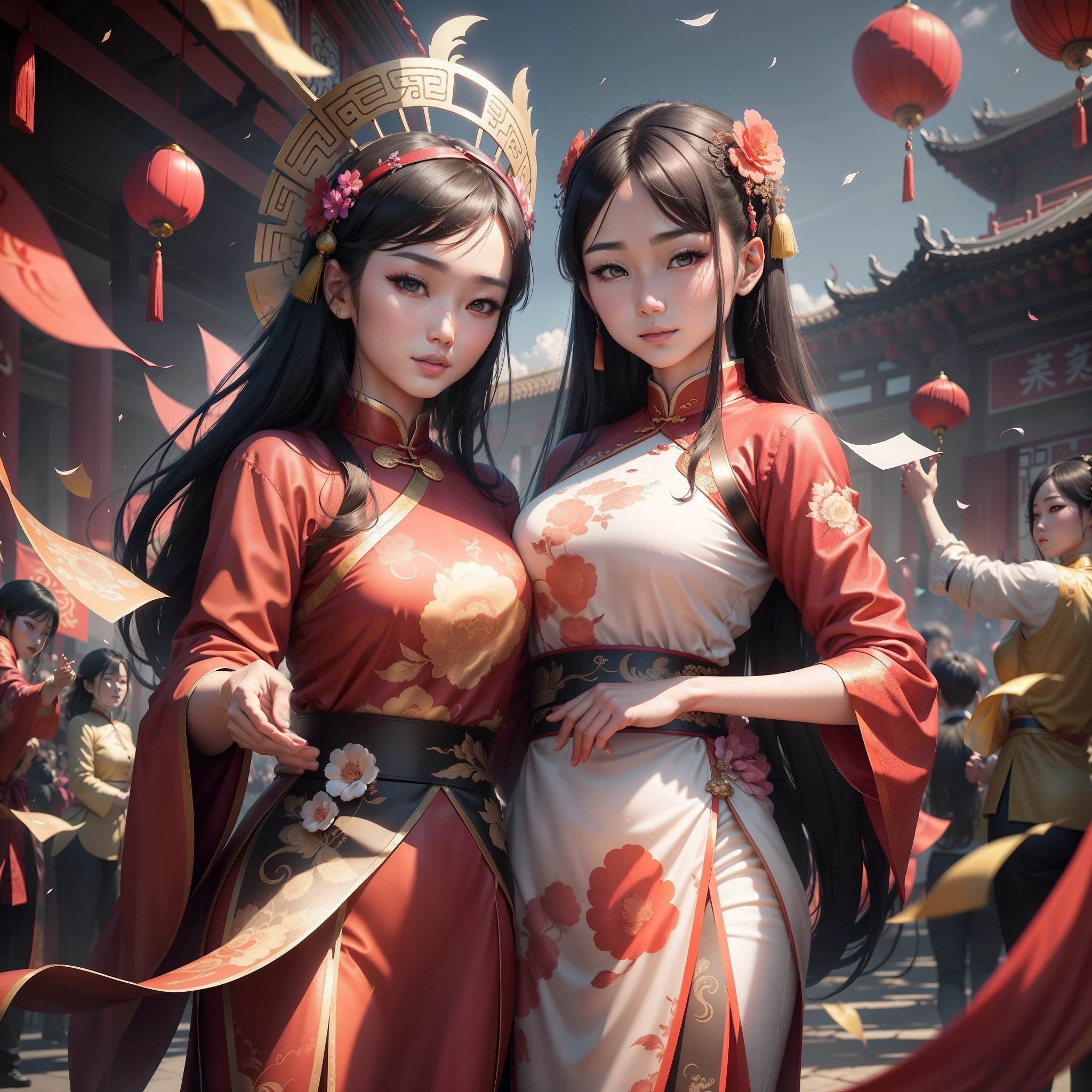 Cute realistic portrait of female swordsman
(White Chinese traditional clothing)cute smiling, (), Black background Dark lighting, Yellow neon signs, closeup cleavage, product-view, Detailed facial details, s the perfect face, Sharpness, trending on artstration, sharp detailed face, CGSOCIETY, Ultra-high quality digital artwork, Exquisite ultra-details, 4K, 8K soft lighting, Dream --ISO 100, Vogue- --auto
