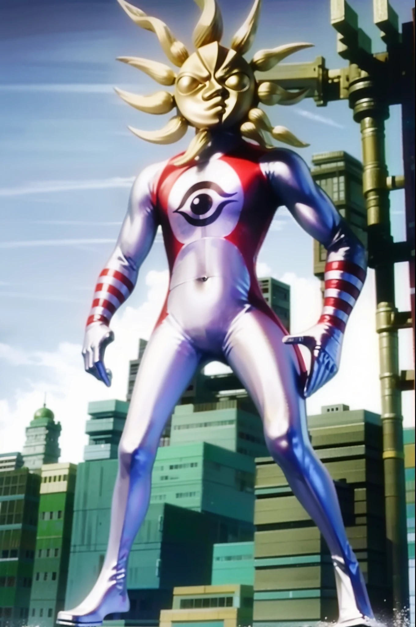 TAROMAN, standing full body