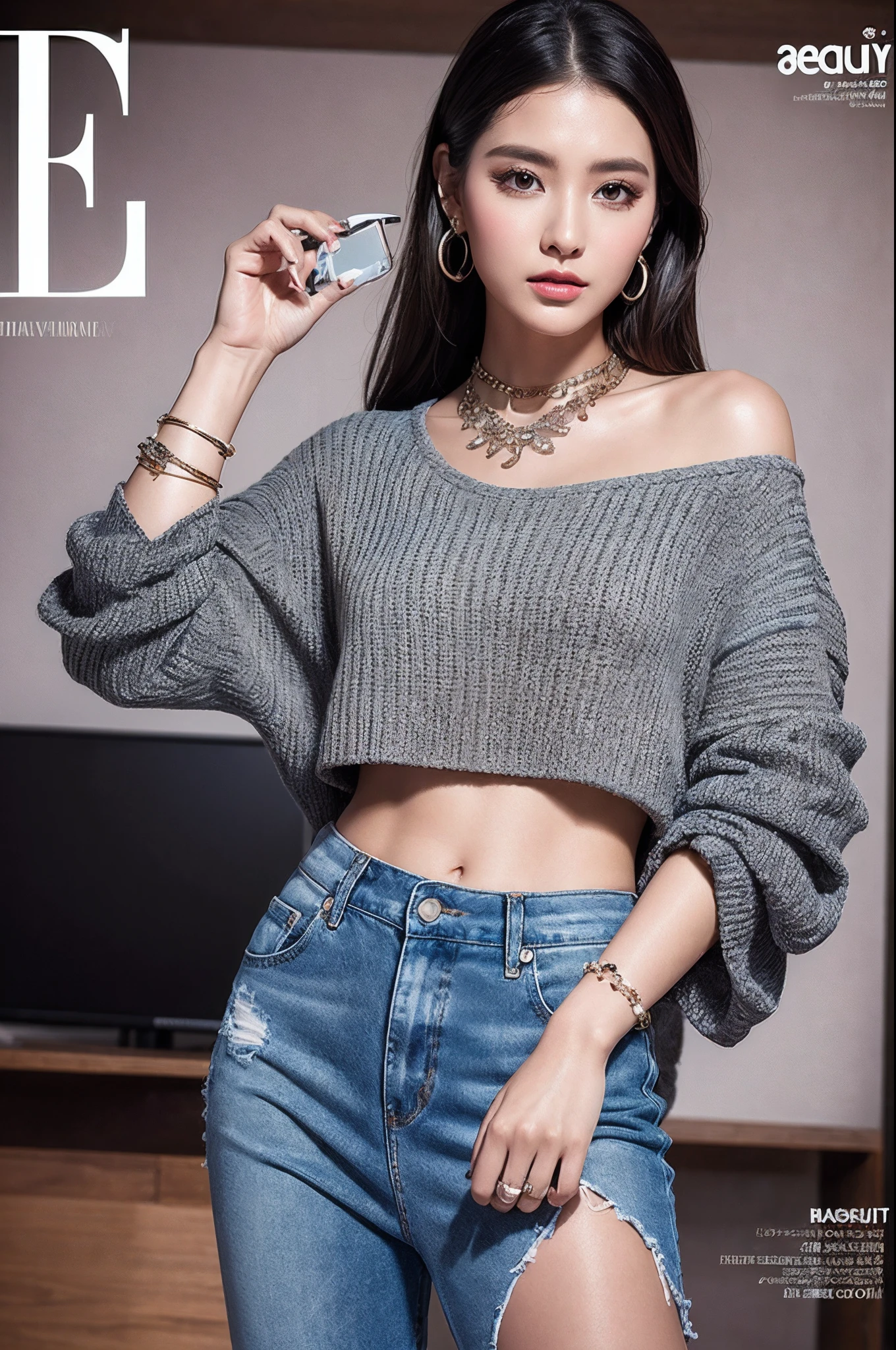 FashionMagCover，Beauty and jewelry，Trendy clothing，8k