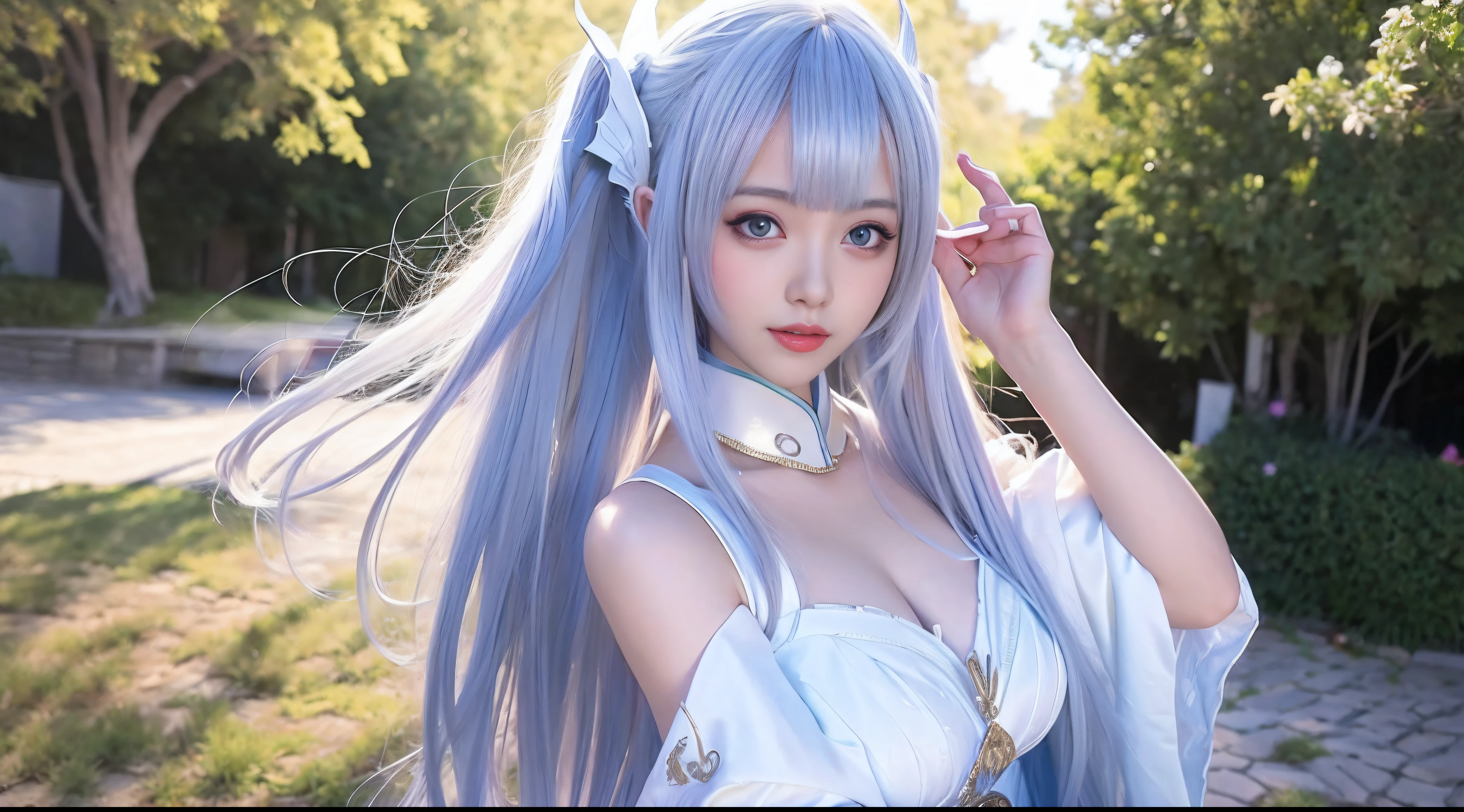 ulzzang-6500-v1.1,(raw photo:1.2),((photorealistic:1.4))best quality,masterpiece, illustration, an extremely decision and beautiful, extremely detailed,CG,unity,8k wallpaper, Amazing, finely detail, masterpiece, best quality, official art, very detailed CG unified 8k wallpaper, ridiculous, unbelievably ridiculous, huge file size, super detailed, high resolution, very detailed, beautiful detailed girl, very detailed eyes and face, beautiful detailed eyes, light on face, light, 1 girl, full body, full body photo, perspective, looking at the audience, outdoors
