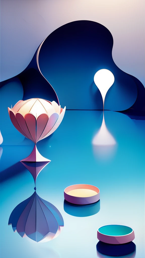 (((Charming minimalist work))),cirque,A ring with a hierarchy, muted pastel tones, colours, Carefully selected soothing qualities, Exudes a feeling of calm and tranquility. This artwork contains classes, Let the audience immerse themselves in the gentle and peaceful atmosphere it creates