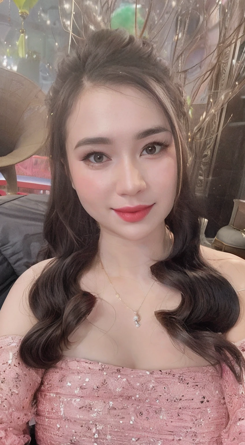 a close up of a woman with long hair wearing a pink dress, 2 , 2 9 years old old, 2 3 yearsears old, 2 2 y 8 yo, 3 0 year, 30 years old ears old, 3 6 years old, 21 years old