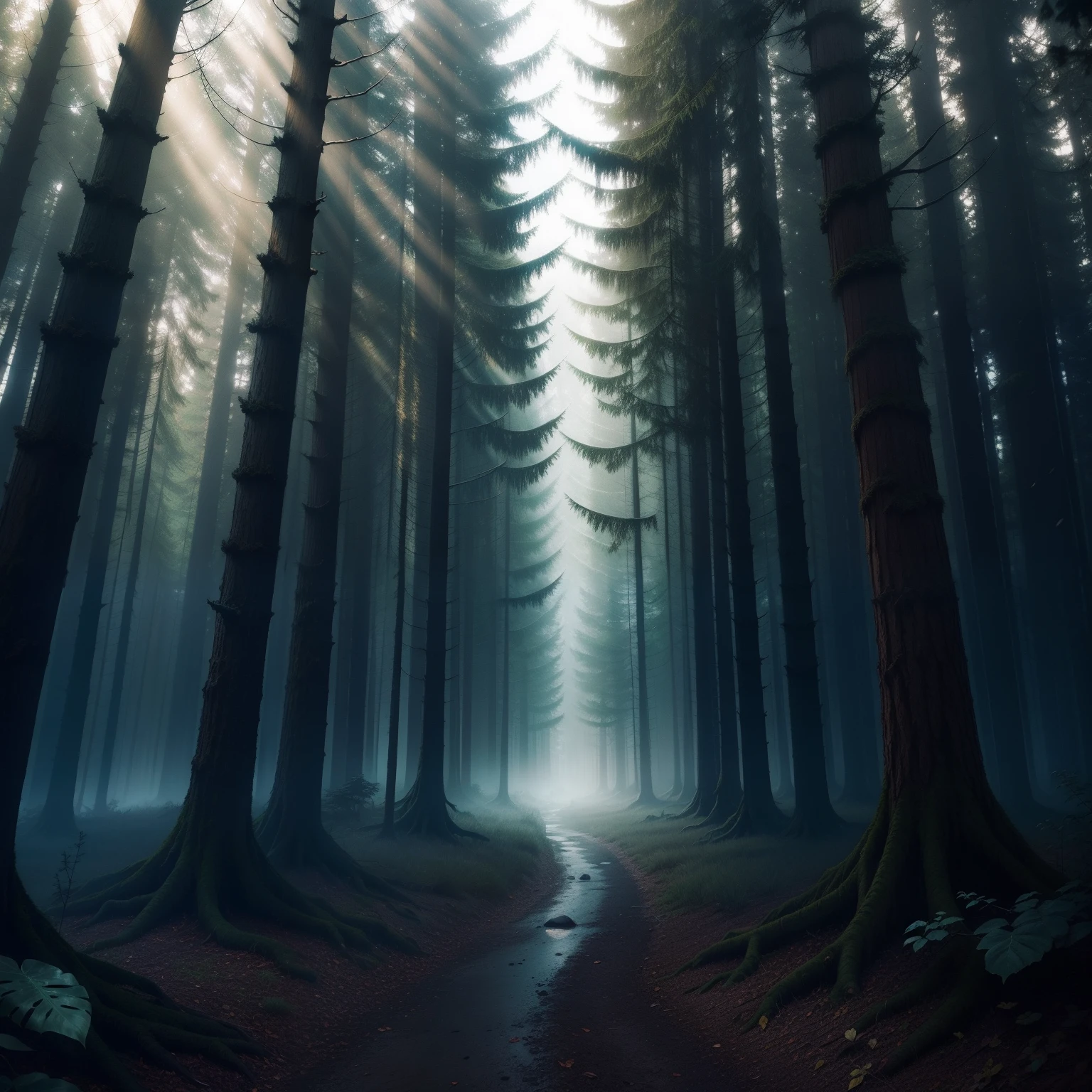 A dark forest