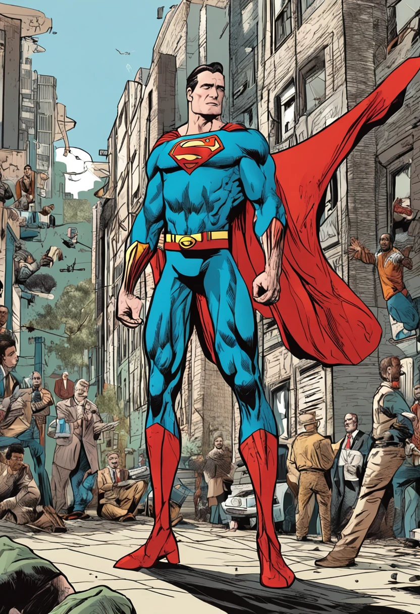 gerar uma mistura de superman com saul goodman