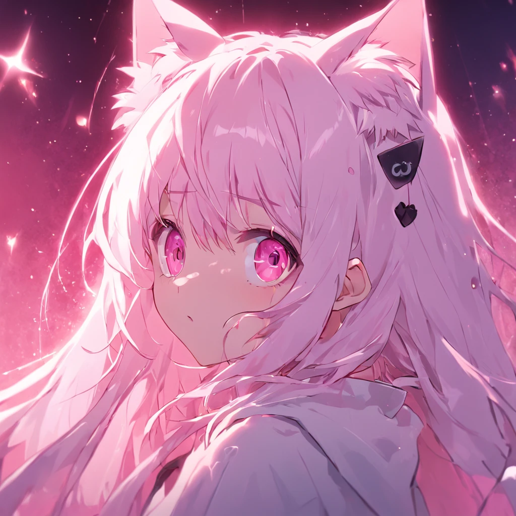 NSFW,((orgasm))、Light pink hair、Putting on a collar、Elementary school girl、Very beautiful and Shining Eyes、Shining Eyes、1 person、Cat ear、(((((Small body)))))、heart❤