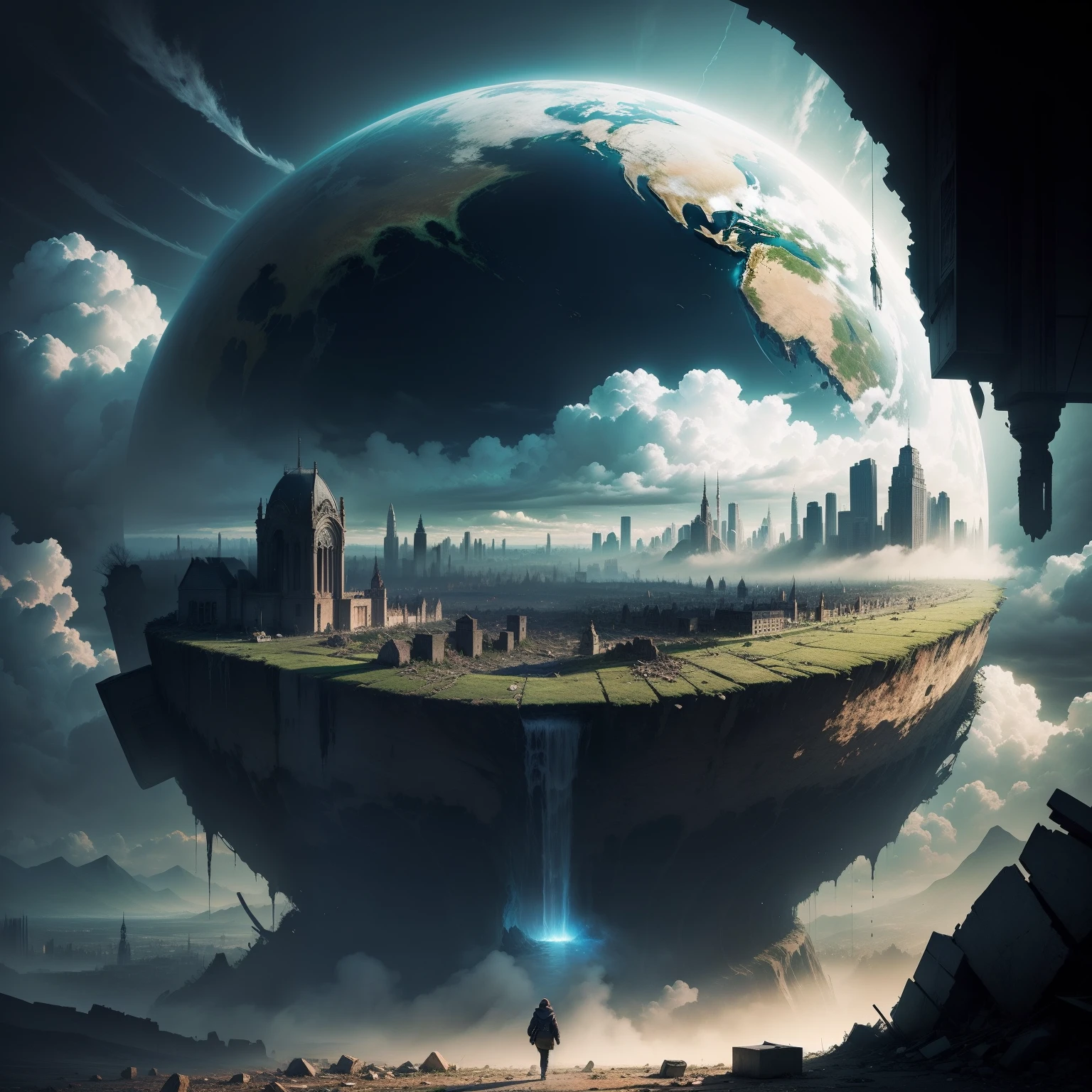 A world of collapse,A world of despair,landscape