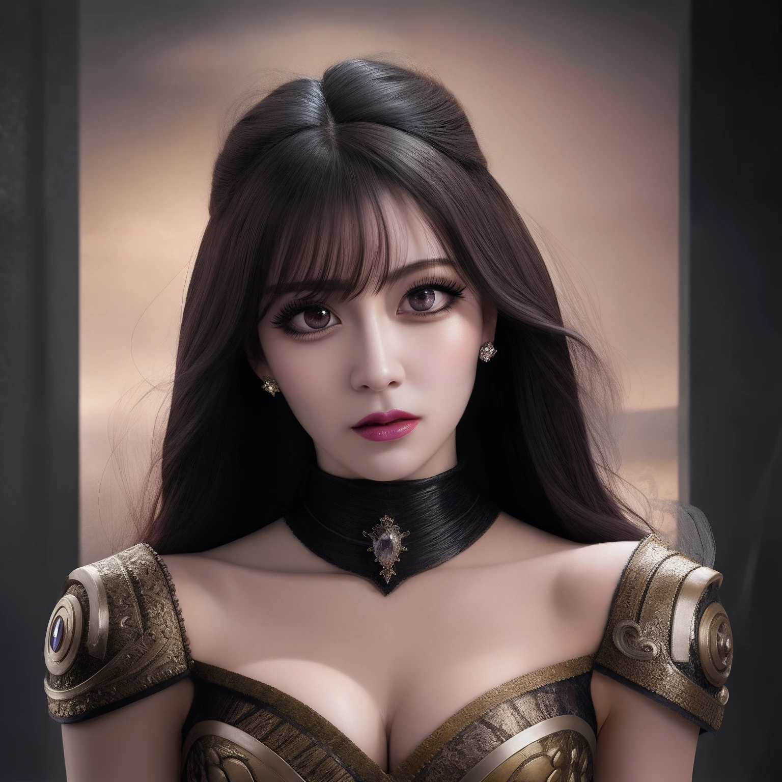 Lady, Draw, Bold eyelashes, Dramatic shots, Aerial, Fantasy, (royalty, queen, heroine:0.9), (Blank background, masterful composition, photo shot, modeling, Real, 4K, Complex lighting:0.7), (Detailed skin, Muscle contours, smug, Babylonia, Celtic:0.4) [Exotic, Midriff, , Seductive, Bodacious, vicarious, Seductive, agitation, Naughty, vivacious, Sexy:0.3]