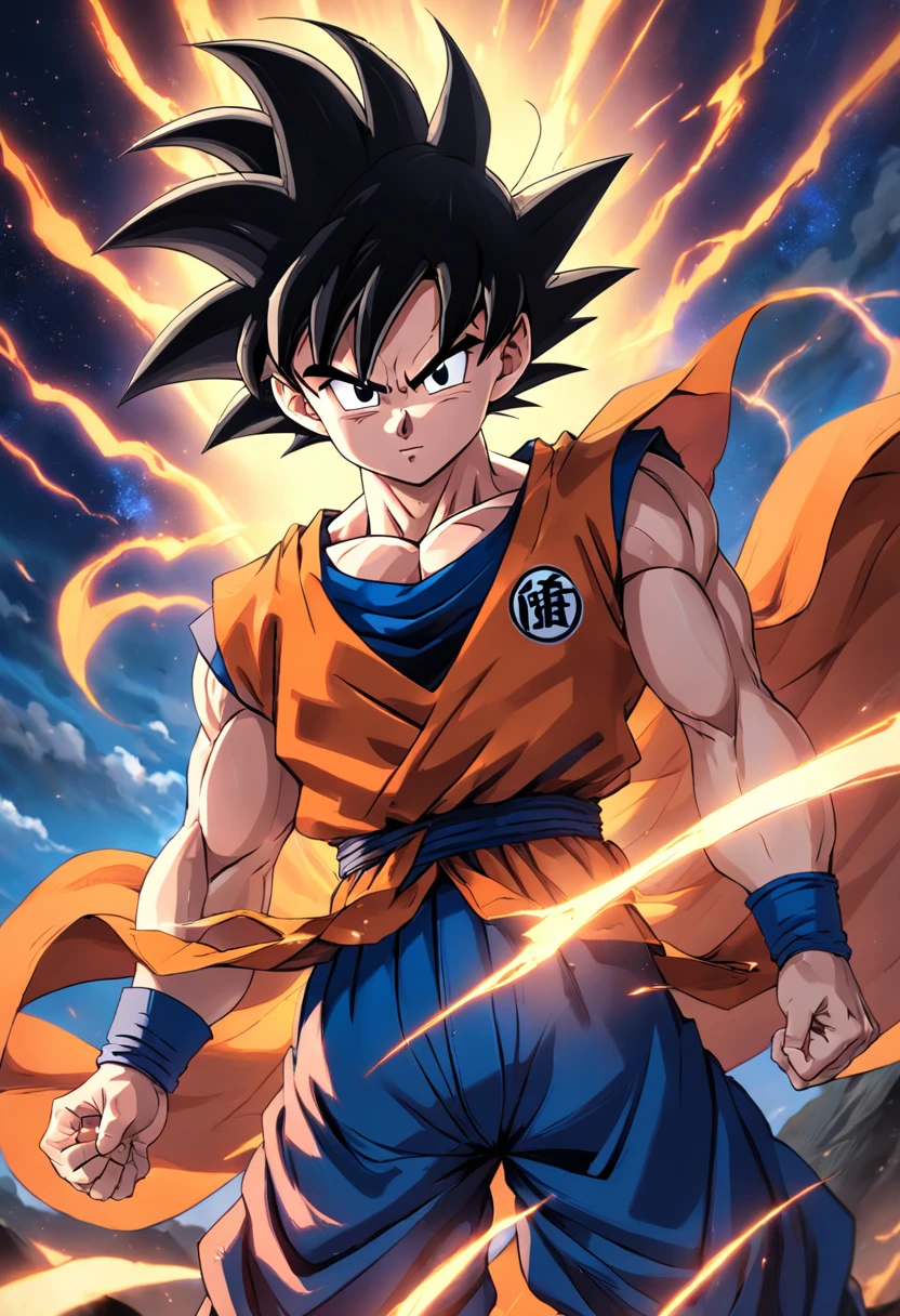 goku com a roupa do superman