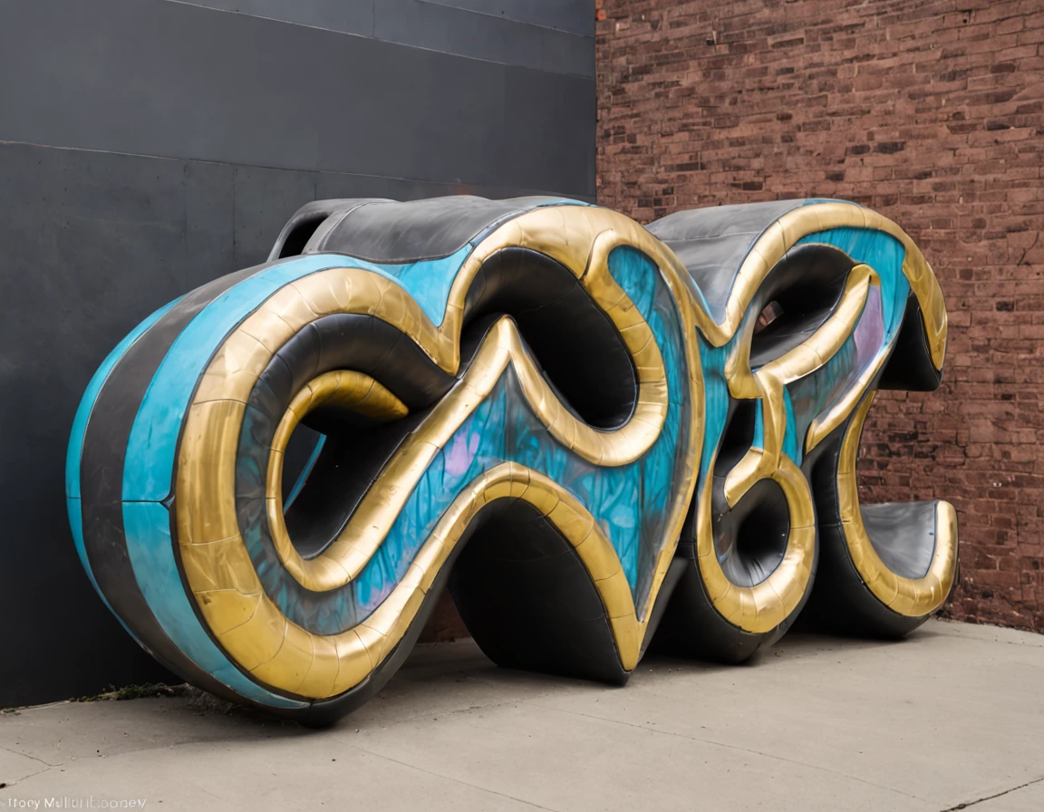 wildstyle graffiti " HIP HOP 50 " , zaha hadid ARCHITECTURAL BARBERA HEPWORTH SCULPTURE, TRANSLUCENT IRIDESCENT HOUR REFLECTIONS ,modular office bridge ,1520 Sedgwick ave, bronx, new York city, futuristic Tron punk Akira concept graffiti sculpture Futura 2000 elongated wildstyle complex 3d graffiti fonts sculpture concept made out of obsidian , gold, concrete,Opaque vantalatex WITH CYBERNETIC NEON CELL IMPLANTS, photography BY CHI MODU