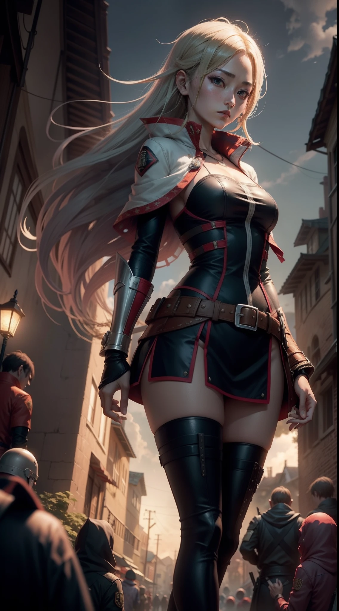 The village's unity, as they join hands to resist Yosuke-Onna's influence, forming a shield against her dark powers.
