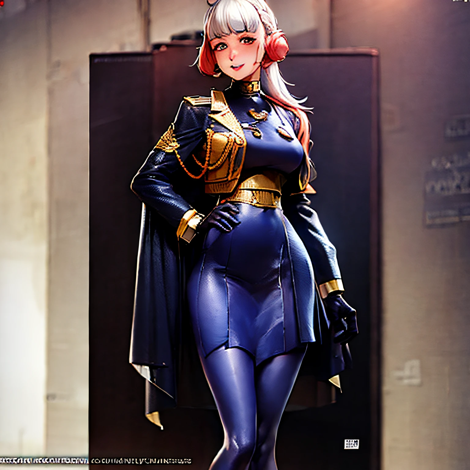 Un primer plano de una mujer con uniforme posando para una foto, Cushart Krenz Key Art Fe******, Estilo Artgerm, Artgerm extremadamente detallado, Cushart Kenz, Modelo IG | Artgerm, Estilo de Artgerm, Marin Kitagawa Fanart, Arte oficial de alto detalle, Estilo Artgerm, Gama Murata y Artgerm