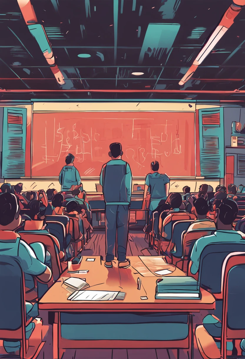 Students in the classroom