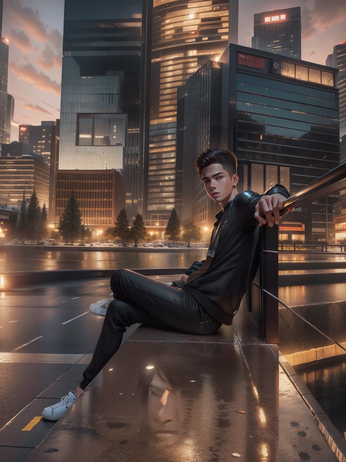 realistic photo, Like the original picture, handsome boy,8k