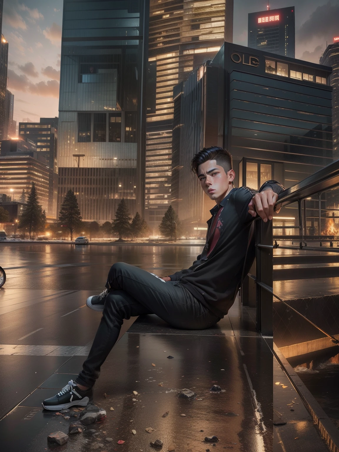 realistic photo, Like the original picture, handsome boy,8k