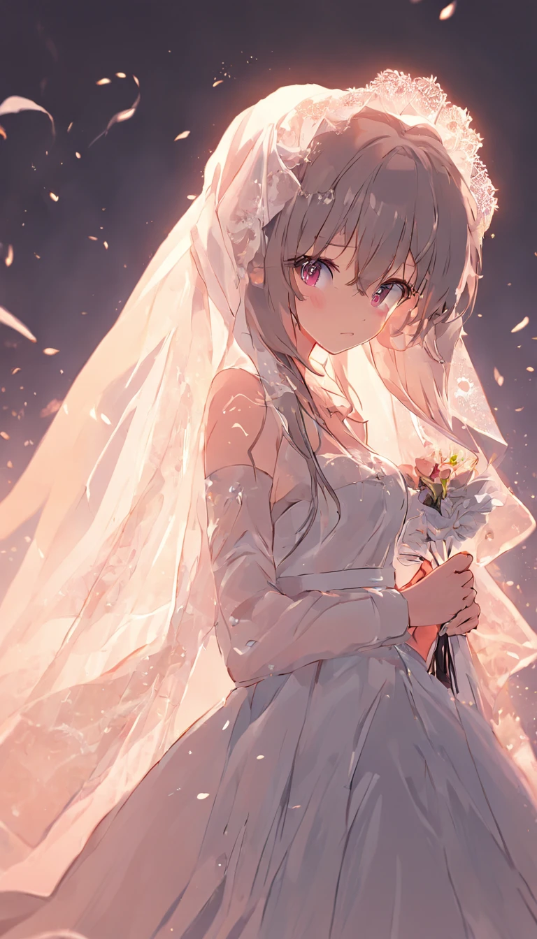 Anime girls wearing veils and wedding dresses with veils, an anime drawing by Yang J, Pisif, Fantasy art, Beautiful anime girl, a beautiful anime portrait, cute anime waifu in a nice dress, Beautiful anime woman, pretty anime girl, Anime girl with long hair, Guviz, attractive anime girls, Beautiful anime, Beautiful anime style