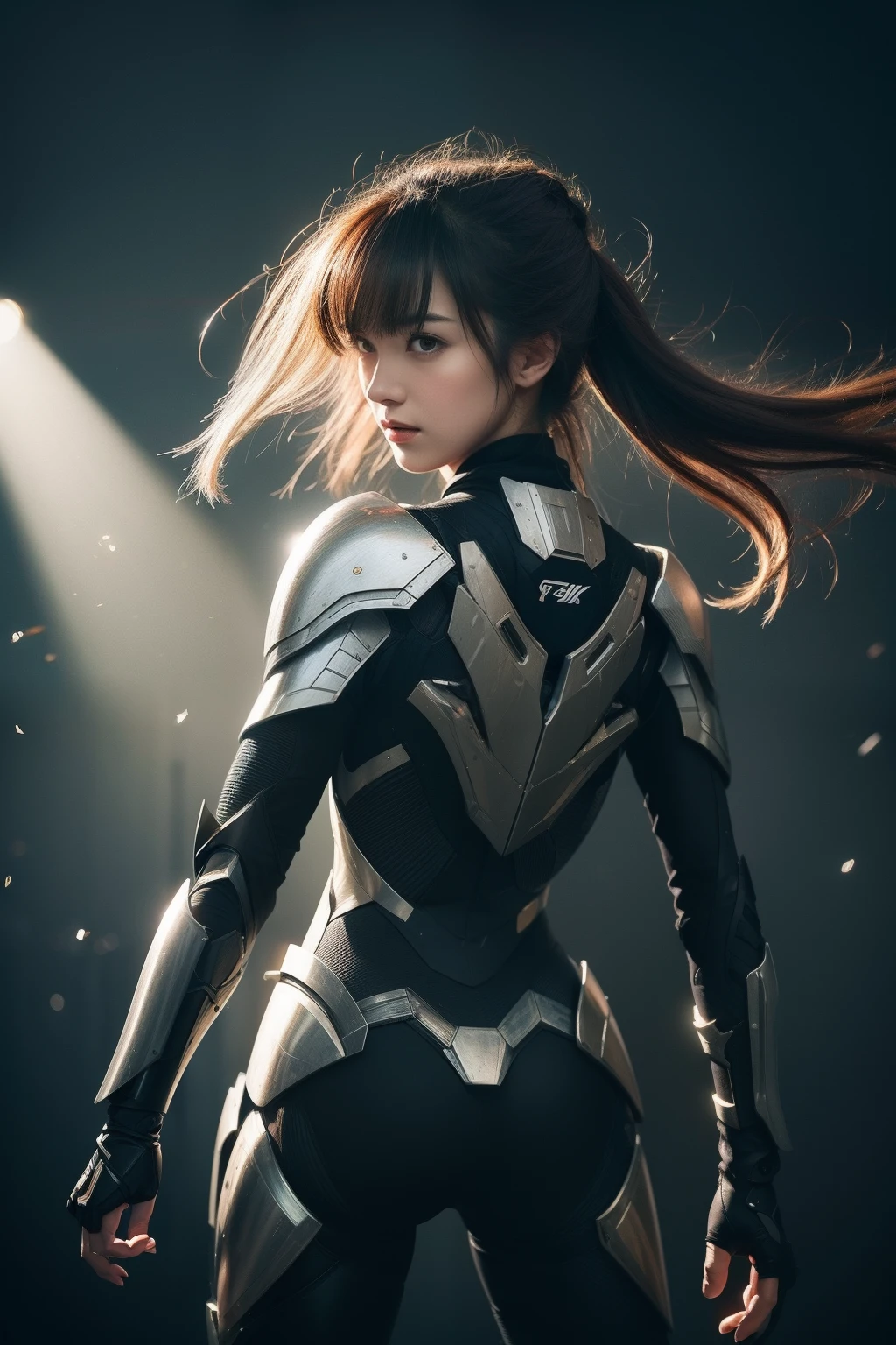 glod theme，Best quality,Masterpiece,Realistic,professional,Vivid colors,Ultra-fine painting,Portrait,anime big breast,Photogram,number art,Fantasyart,3d graphic,Cinematic_lighting,Strong_rim_Light,rim-light,Ambient_Light,Tyndall effect,moodylighting,Huge_filesize,Real,female pervert,Mecha musume,Cyborg,Tights combat suit,Power armor，Cut clothes，Japanese_Armor,one side up,shmup,remains,rubble_废墟,(Extremely detailed Cg Unity 8K wallpaper),(((Masterpiece))),(((Best quality))),((Ultra-detailed)),(Best Illustration),((An extremely delicate and beautiful)),Dynamic Angle,Wind,classic,Spring,(Detailed light),(Sunlight),Beautiful and delicate water,(Painting),(Sketch),(full bloom),(Shine),