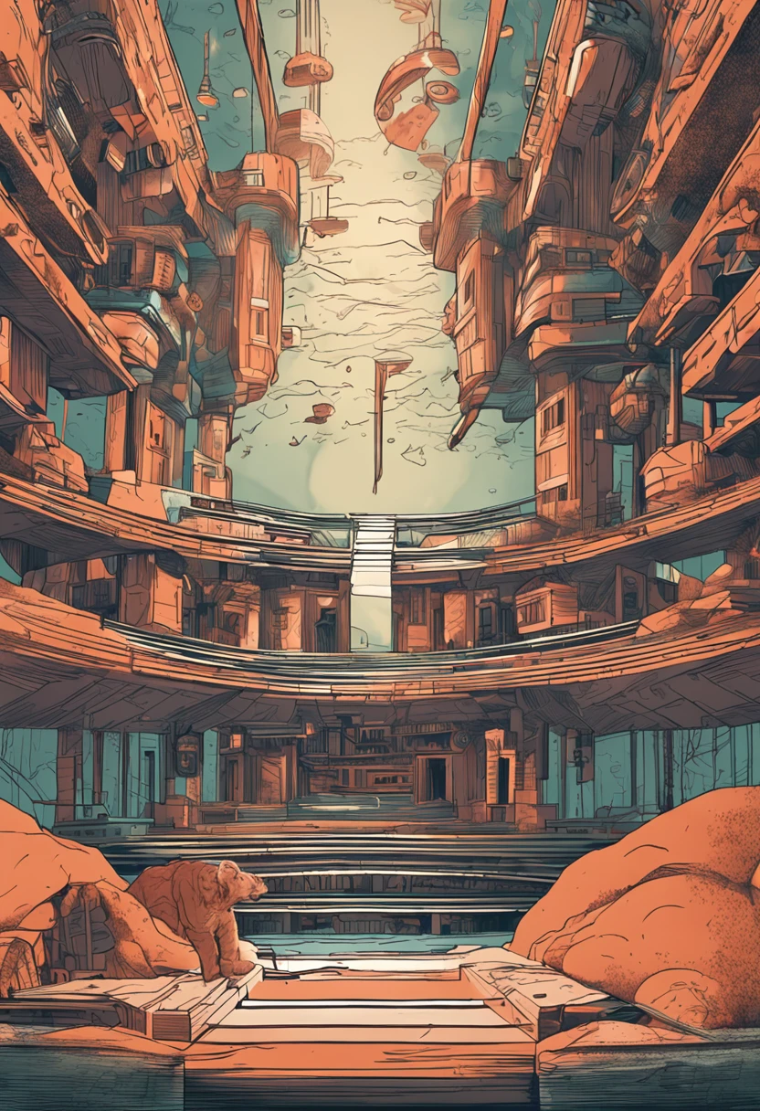 crie uma imagem que transmita a ideia de Inteligencia artificial hiper realista com o conceito de prompt engineering The overall design should evoke a sense of motivation and inspiration, drawing viewers into the captivating world of ancient wisdom and artistry.