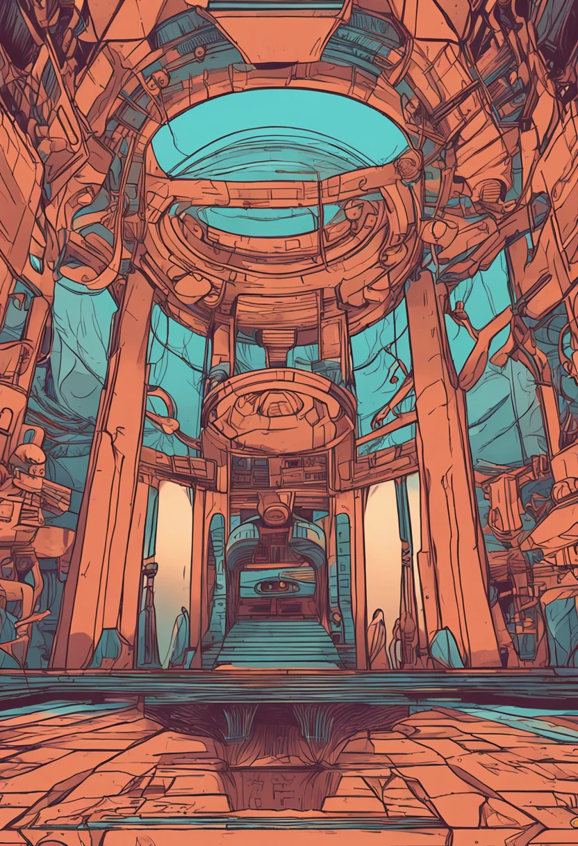 crie uma imagem que transmita a ideia de Inteligencia artificial hiper realista com o conceito de prompt engineering The overall design should evoke a sense of motivation and inspiration, drawing viewers into the captivating world of ancient wisdom and artistry.