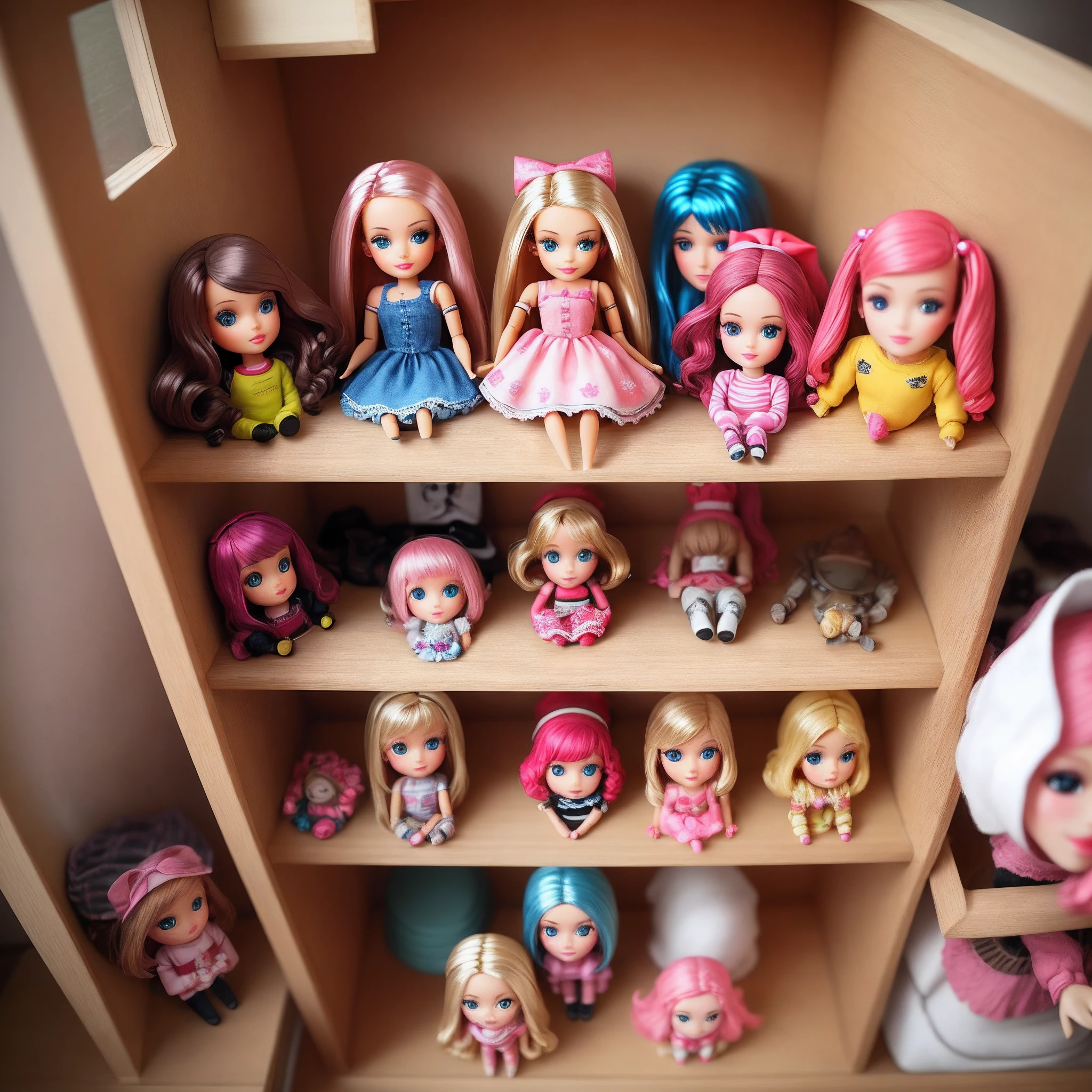 Barbie, doll, figure, doll house,