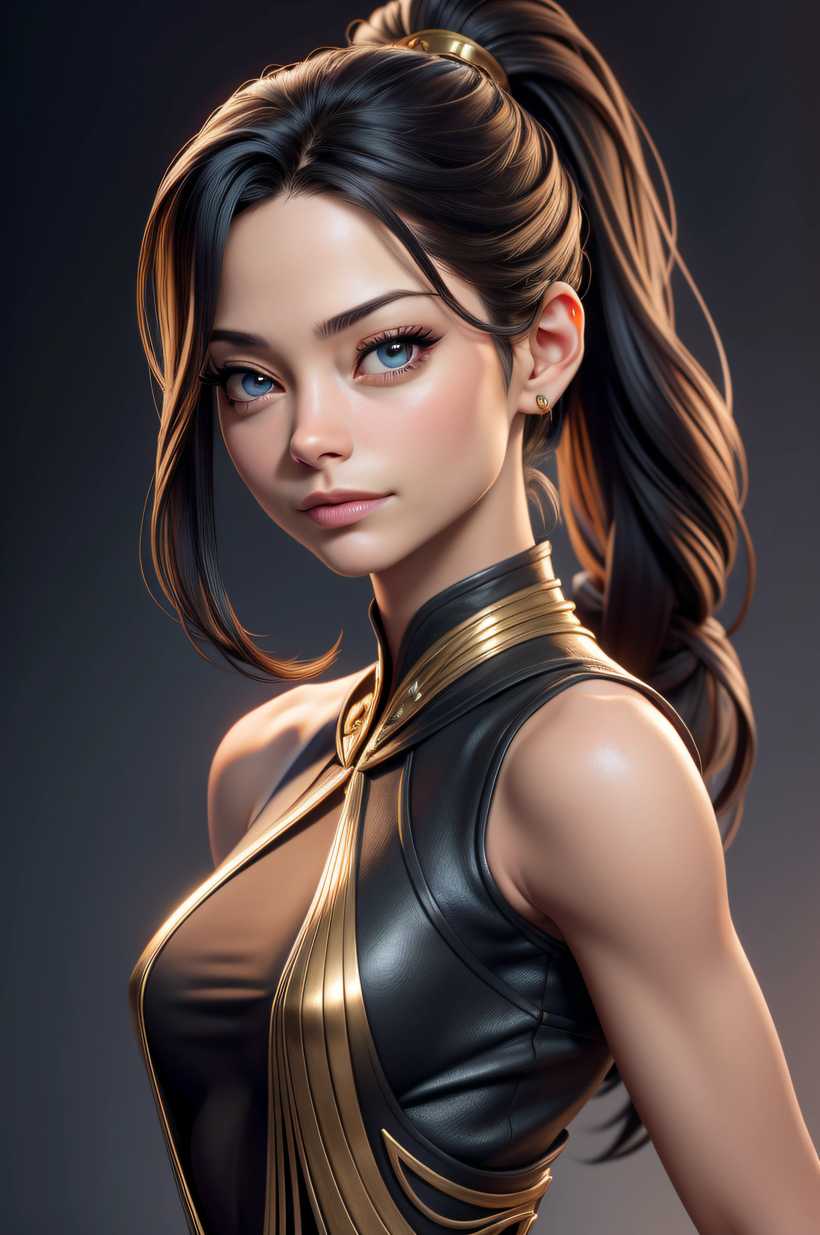 (master piece: 1.3), (8k, photoreallistic, photo RAW, beste-Qualit: 1.4), (Kristin Kreuk), beau visage, (realistic face), (cheveux noirs, cheveux longs ponytail), belle coiffure, realistic eyes, yeux verts, beautiful detailed  eyes, (realistic skin), belle peau, (pull), absurdes, attrayant, ultra highres, ultra realist, highly detailed, golden ratio