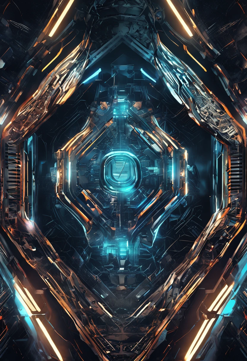 CyberZeus style, a sense of mystery, high - tech, Jewelled, metalictexture, light and shadow effect, future-tech, Sense of line, sharpest, Dynamic, Digital elements, Blue dark, Cyberworld, Digital effects, Heavy texture