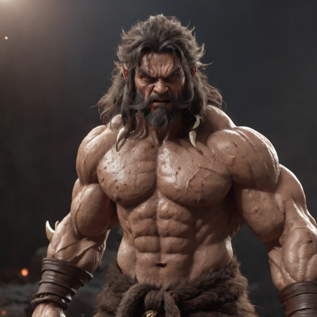 (professional 3d render:1.3) af (Realistic:1.3) most beautiful artwork photo in the world，Dragon Ball concept art, ((Epic hero fantasy muscle man rough wet hero angry looking long hair short beard and ferocious expression in dynamic pose, Fantastic location, Majestic cluttered environment)), Full body 8K unified rendering, action  shot, skin pore, very dark lighting, heavyshading, Detailed, Detailed face, (vibrant, photograph realistic, Realistic, Dramatic, Dark, Sharp focus, 8K), (Old leather garments damaged by weathering:1.4), ((((Wear fur)))), (Intricate:1.4), decadent, (Highly detailed:1.4), Digital painting, rendering by octane, art  stations, concept-art, smooth, Sharp focus, illustration, Art germ, (loish:0.23), Dragon Ball concept art,Blonde haired Monkey King， (Global illumination, Studio light, volumettic light), heavy rain, particles floating, lotr, fantasy, elf, full bodyesbian, ((Dark and ancient city background:1.3)),CGSesociety,art  stations