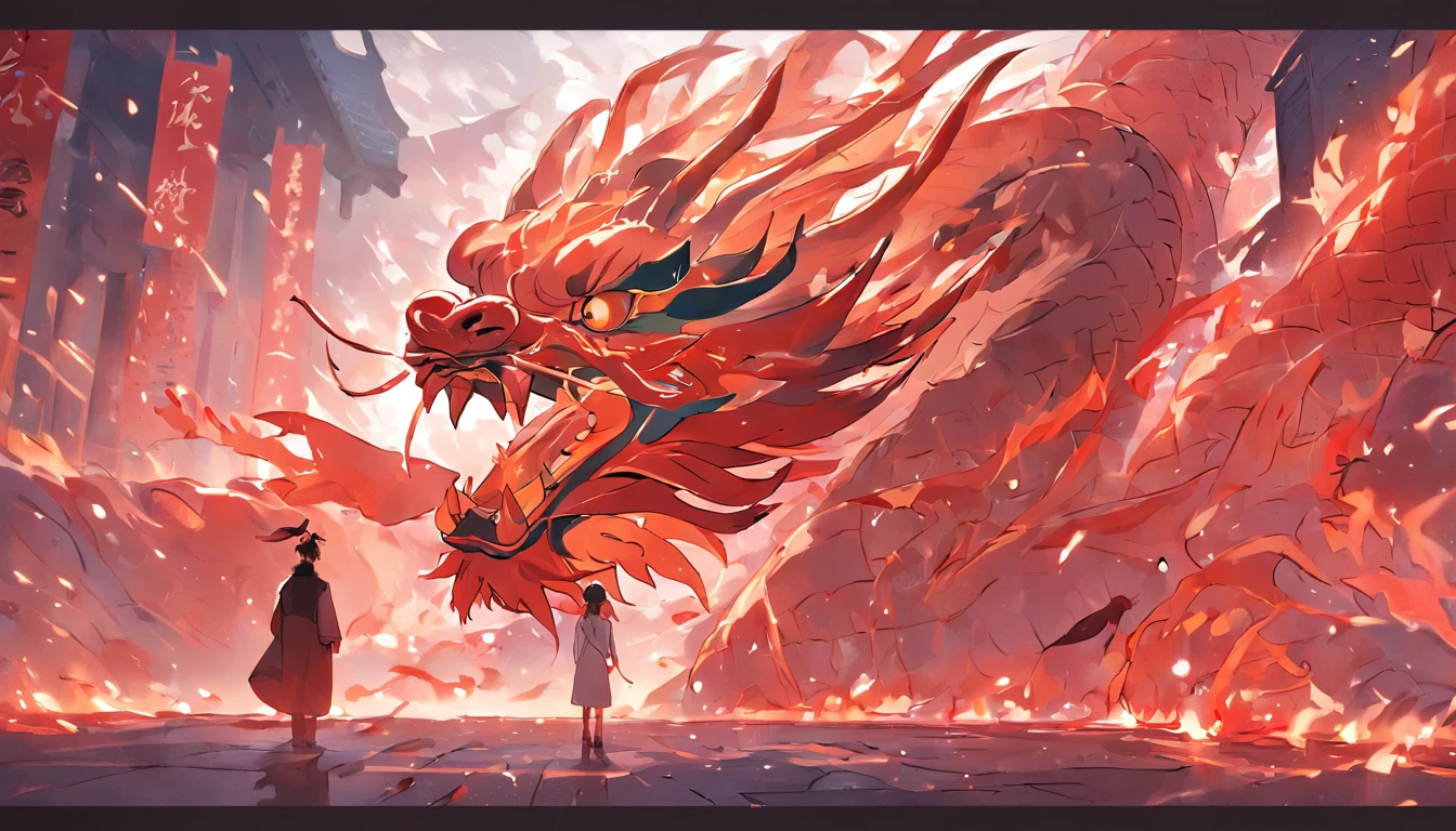The Chinese dragon breathes all things