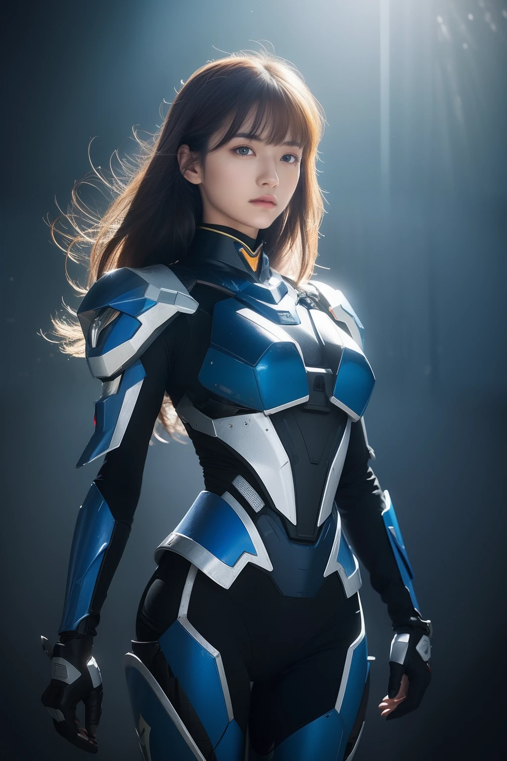 From the movie New Century Evangelion,blue theme,Best quality,Masterpiece,Realistic,professional,Vivid colors,Ultra-fine painting,Portrait,anime big breast,Photogram,number art,Fantasyart,3d graphic,Cinematic_lighting,Strong_rim_Light,rim-light,Ambient_Light,Tyndall effect,moodylighting,Huge_filesize,Real,female pervert,Mecha musume,Cyborg,Tights combat suit,Power armor,Cut clothes,Japanese_Armor,one side up,shmup,remains,rubble_废墟,(Extremely detailed Cg Unity 8K wallpaper),(((Masterpiece))),(((Best quality))),((Ultra-detailed)),(Best Illustration),((An extremely delicate and beautiful)),Dynamic Angle,Wind,classic,Spring,(Detailed light),(Sunlight),Beautiful and delicate water,(Painting),(Sketch),(full bloom),(Shine),