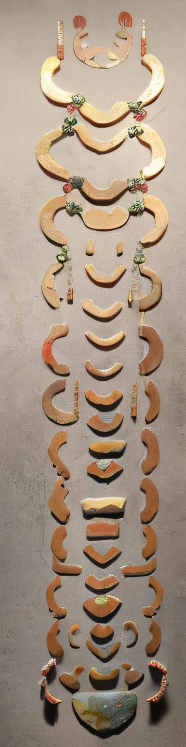 A set of jade pendants,Ancient Chinese jade pei,The overall painting style is Miyazaki's style,Cartoon anime illustration