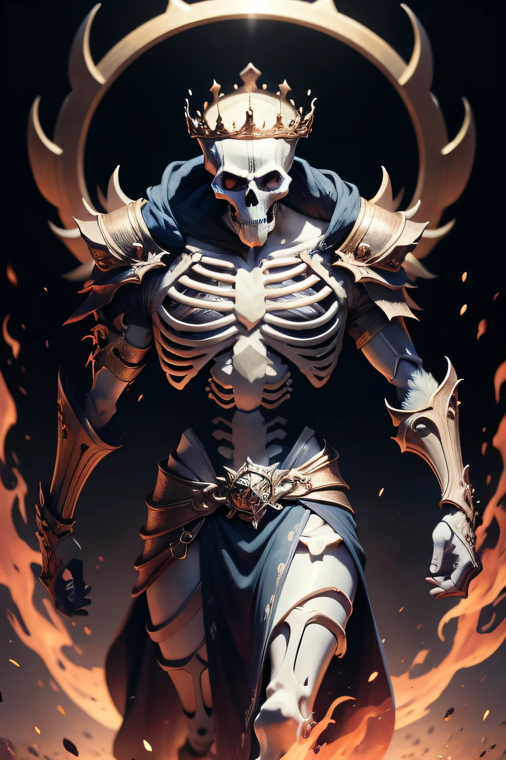 skeleton king, info items and skill images on slides