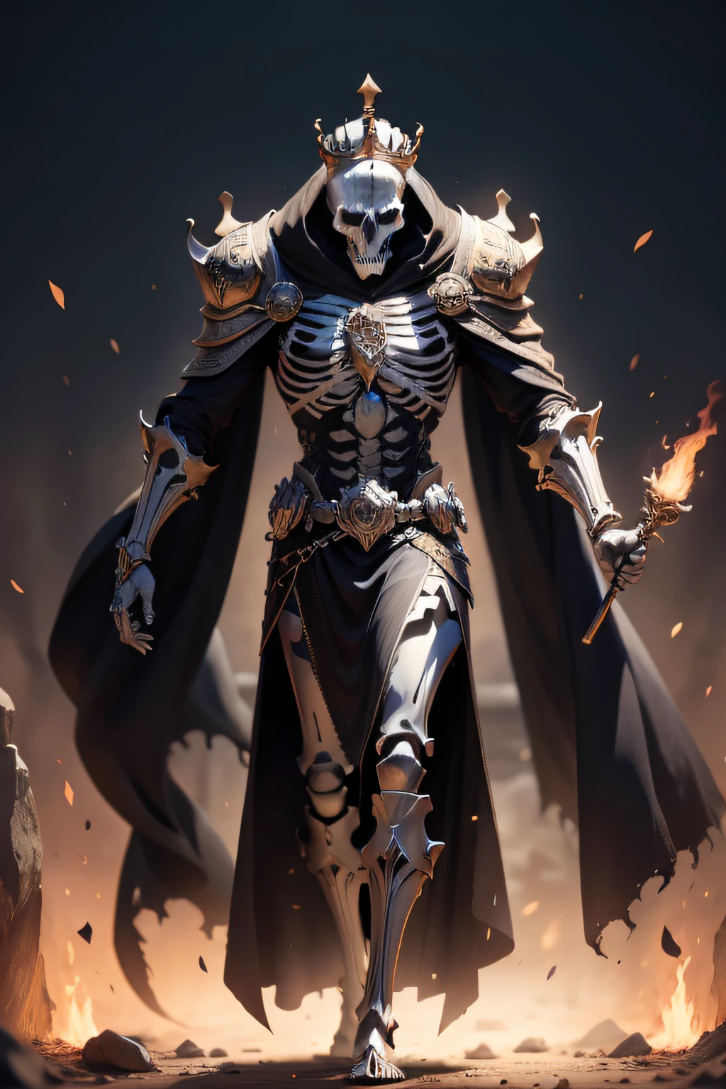 skeleton king, info items and skill images on slides