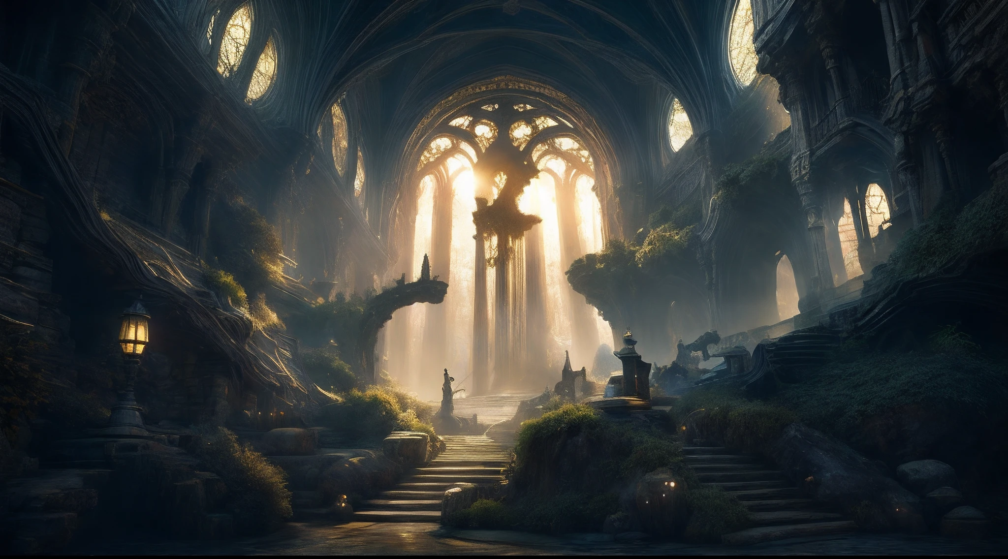 ultra-sharpness, Ultra detailed, Through meticulous and detailed digital painting,Immerse viewers in a fascinating fantasy world set in the pages of the magic book. Depict otherworldly landscapes full of mythical creatures, Ancient ruins, and the amazing plants that emerge from the pages of the book. Capture scenes with professional-grade cameras, Enhance intricate details with macro lenses. Set the resolution to 8K, Let the audience explore every nook and cranny of the fantasy world. Choose contrast-rich lighting settings, Emphasize the interplay between light and shadow,Bring depth to the composition. The image's rich color palette and cinematic quality should evoke a sense of awe and wonder, Invite viewers to embark on imaginative journeys.