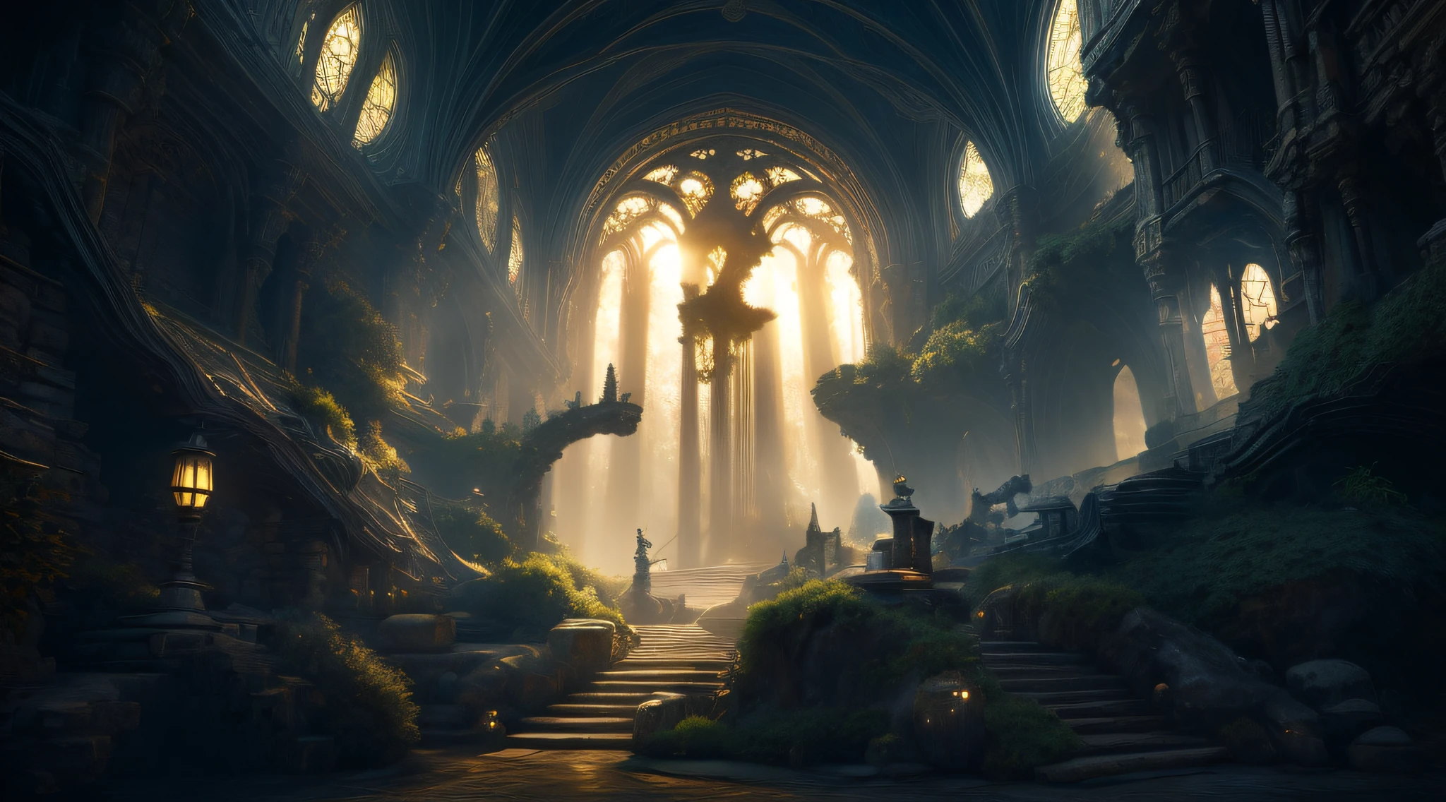 ultra-sharpness, Ultra detailed, Through meticulous and detailed digital painting，Immerse viewers in a fascinating fantasy world set in the pages of the magic book. Depict otherworldly landscapes full of mythical creatures, Ancient ruins, and the amazing plants that emerge from the pages of the book. Capture scenes with professional-grade cameras, Enhance intricate details with macro lenses. Set the resolution to 8K, Let the audience explore every nook and cranny of the fantasy world. Choose contrast-rich lighting settings, Emphasize the interplay between light and shadow，Bring depth to the composition. The image's rich color palette and cinematic quality should evoke a sense of awe and wonder, Invite viewers to embark on imaginative journeys.