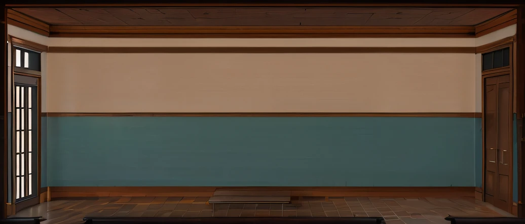 There is a painting of a room with benches and windows, alexey egorov, volley court background, 2 0 1 4, 2014, 2013, 2 0 1 2, 2012, 2015, 2 0 1 5, 2016, 2 0 1 6, 2011