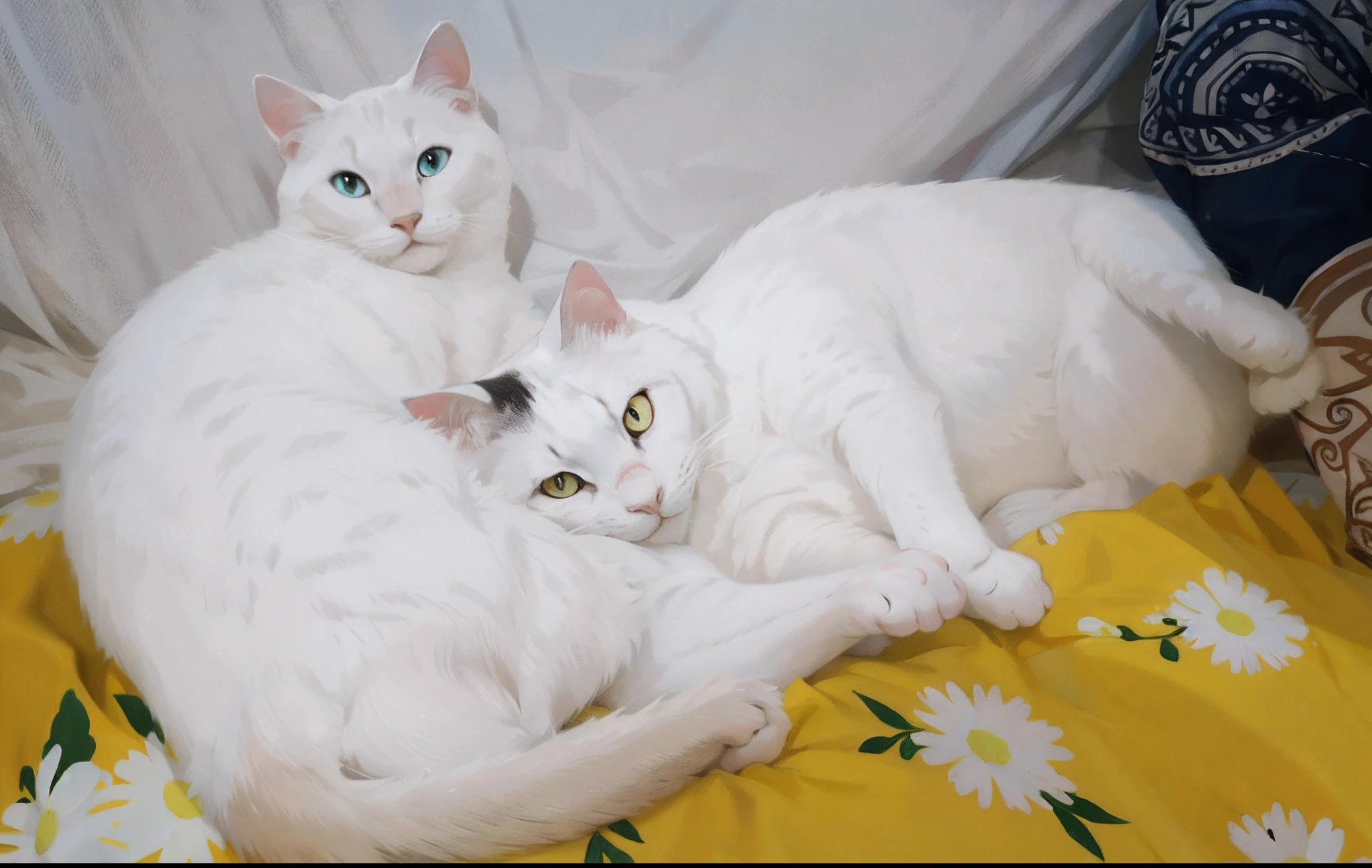 Two cats