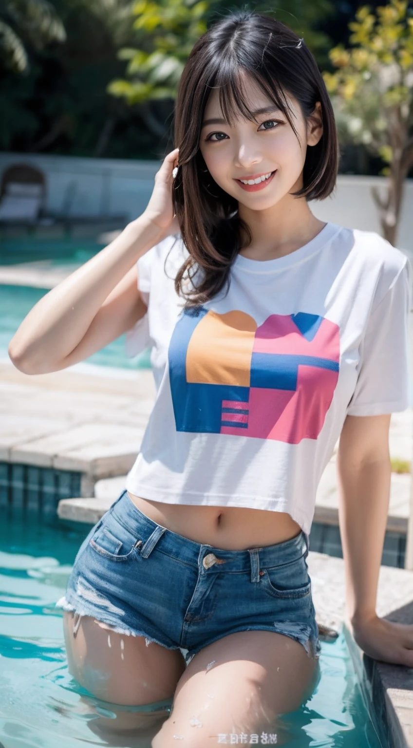 Large colorful T-shirt
