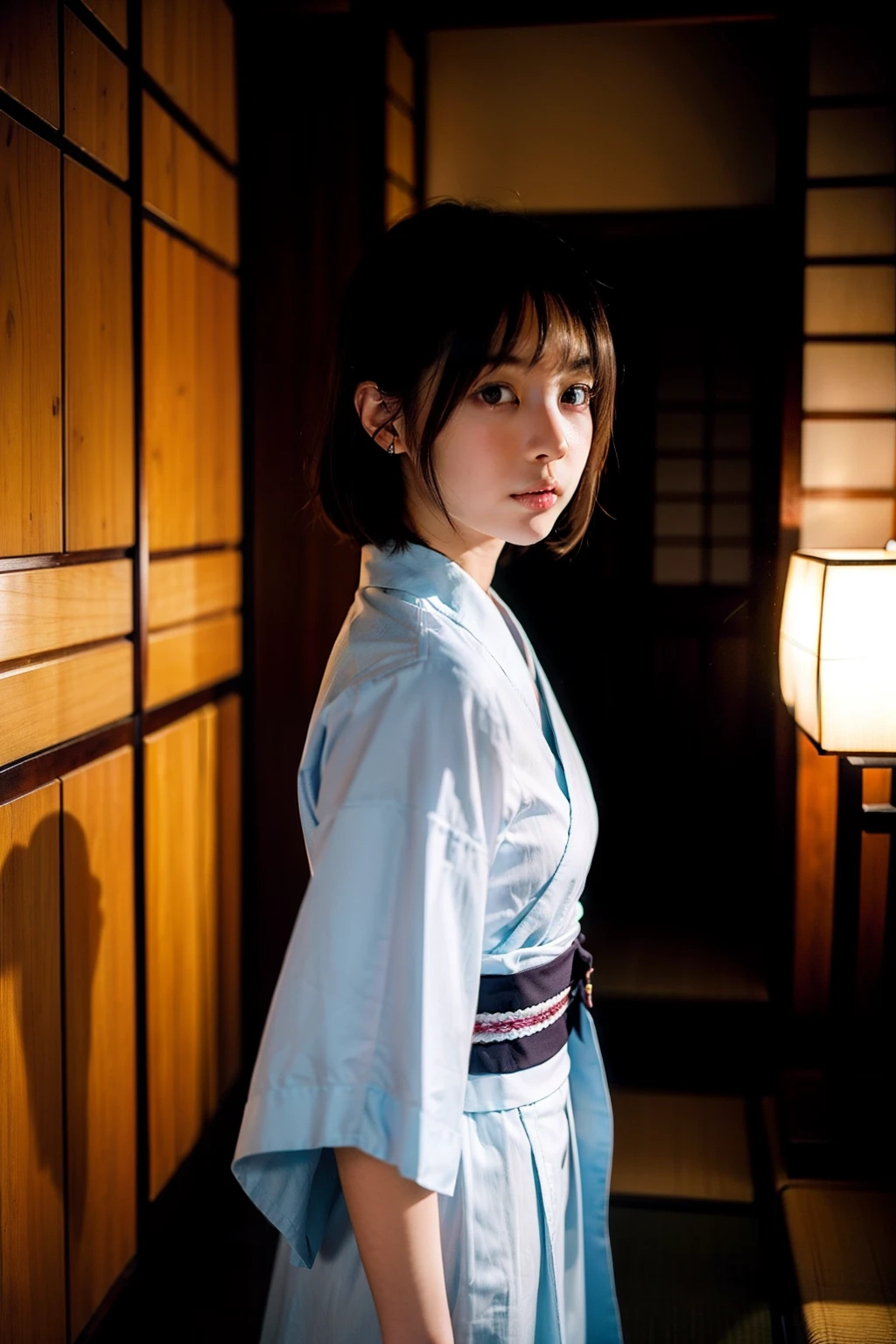 kunoichi clad in aura
