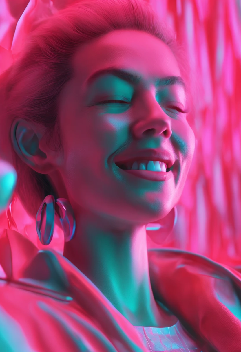 light smile, ear blush, fang, Surrealism, drop shadow, anaglyph, stereogram, tachi-e, atmospheric perspective, 8k, ccurate, best quality