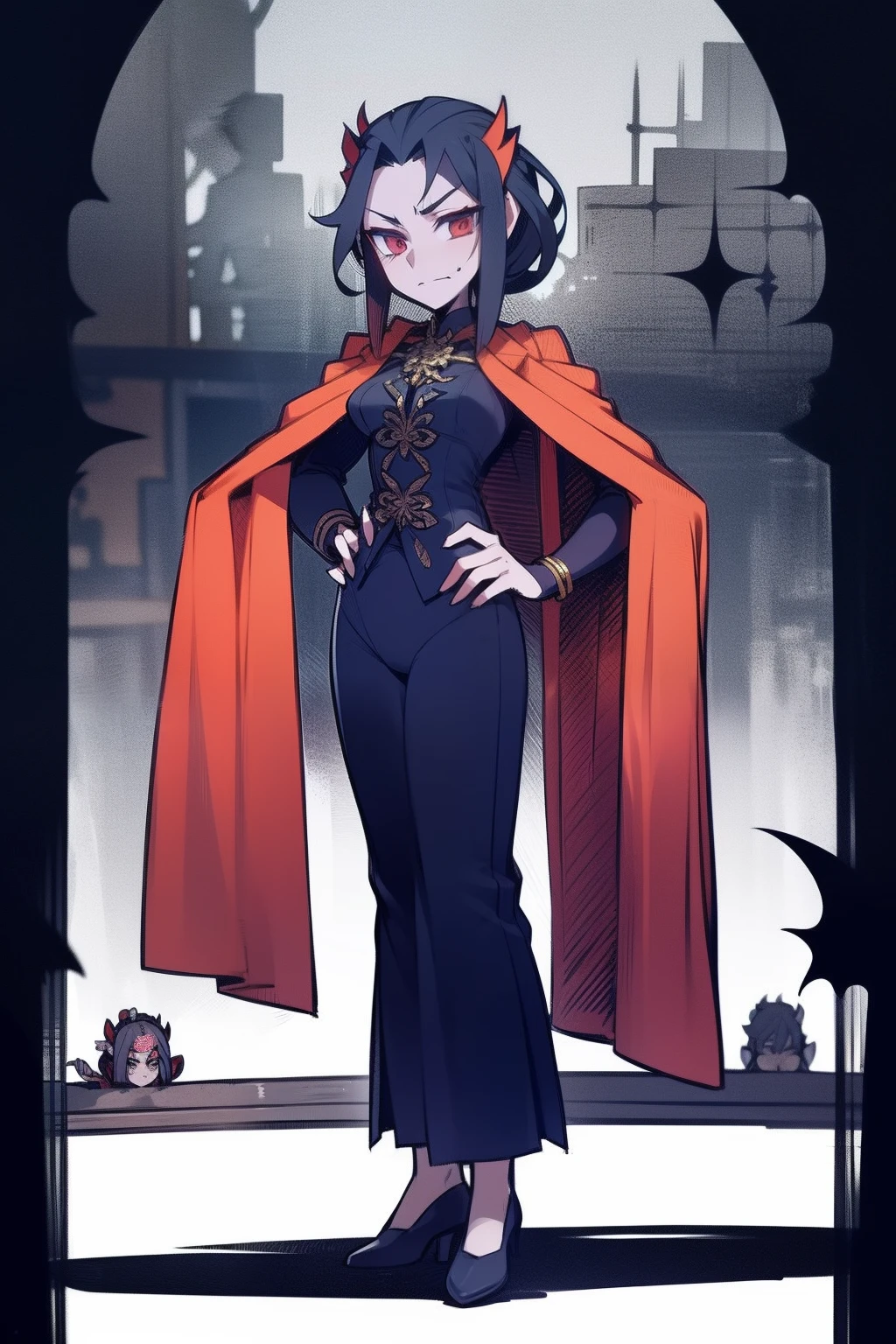 Chinese women in period costumes pose for a group photo, Long-sleeved Han costume, Varied, ,Insert hairpins into coiled hair, The clothes are fluttering,Side full body fairy, , Standing on a small bridge, His melancholy eyes looked into the distance...