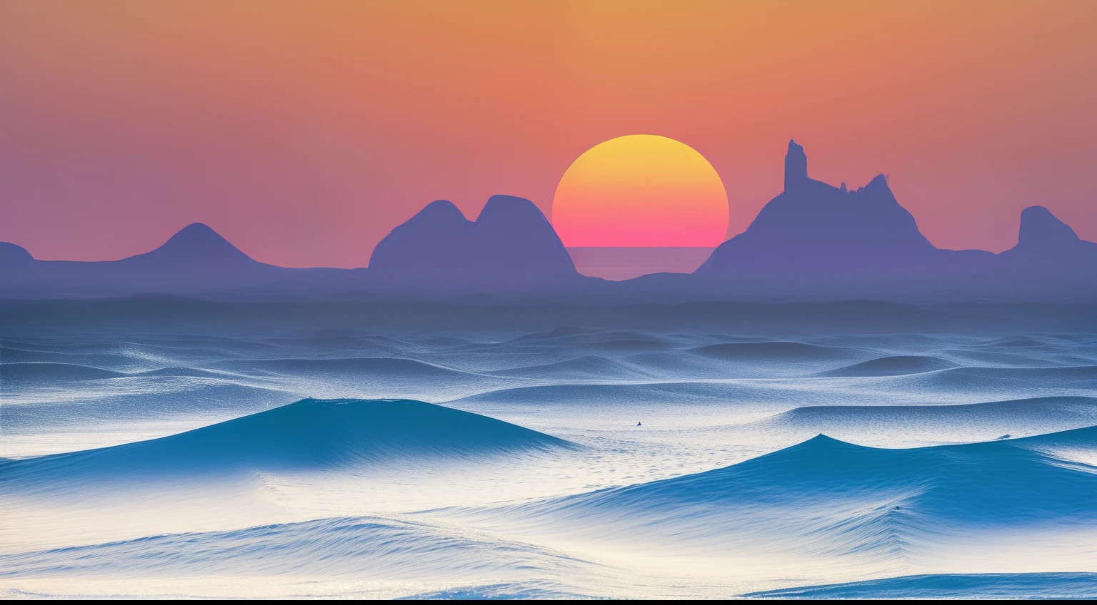 Floating White Islands,Transparent abstract blurred outline,minimal style,Blue filter spatiotemporal distortion,Fog blur(nvinkpunk:1.2)(SNTHWV style:0.8) Soft light waves,Only blue and white tones,Steam waves,super perspective,Singular angles