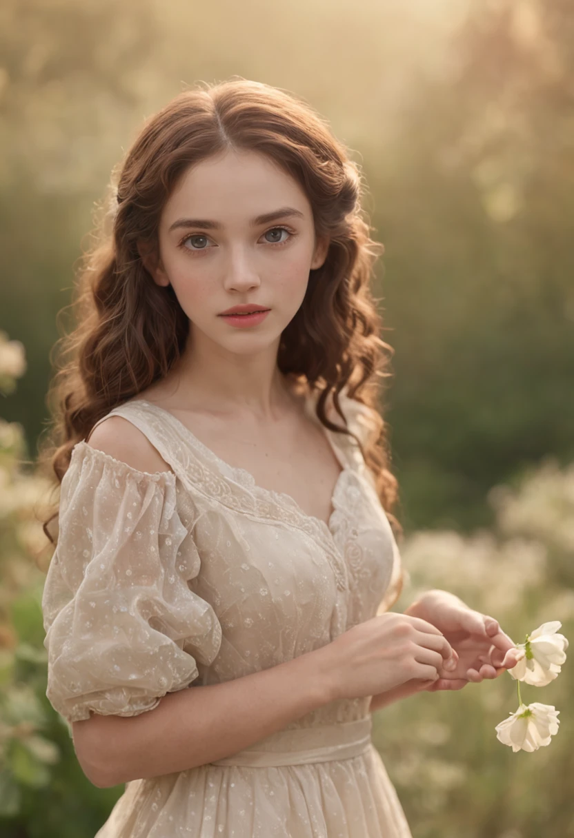 20yr old,Pretty girl,swimming, largeeyes,Naturally curly long hair,shift dresses,Disney-Pixar Style,Atmospheric film style,Super HD