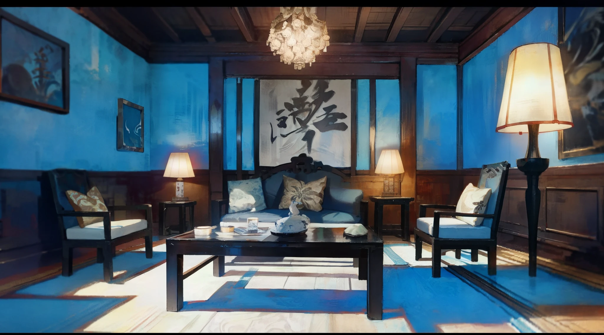 In ancient China, There are several strange animal heads hanging on the walls, (Facial detail optimization: 1.5) (Masterpiece), (Advanced: 1.5), Top CG, Highest quality, the right proportions, Perfectcomposition, High quality detail, Perfect detail, (Super detailed CG: 1.2), (8K: 1.2), Realistic, Octane rendering, Dark sky, Dark night, Dark theme,