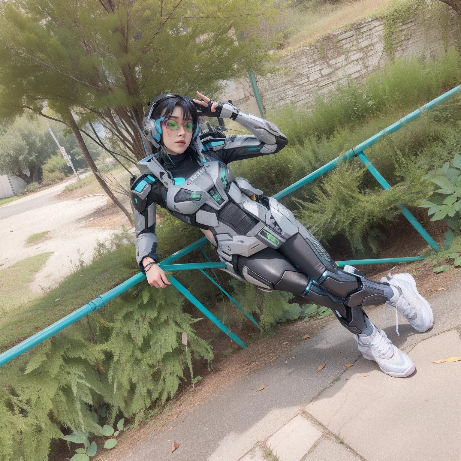 Cyber punk extra realstic