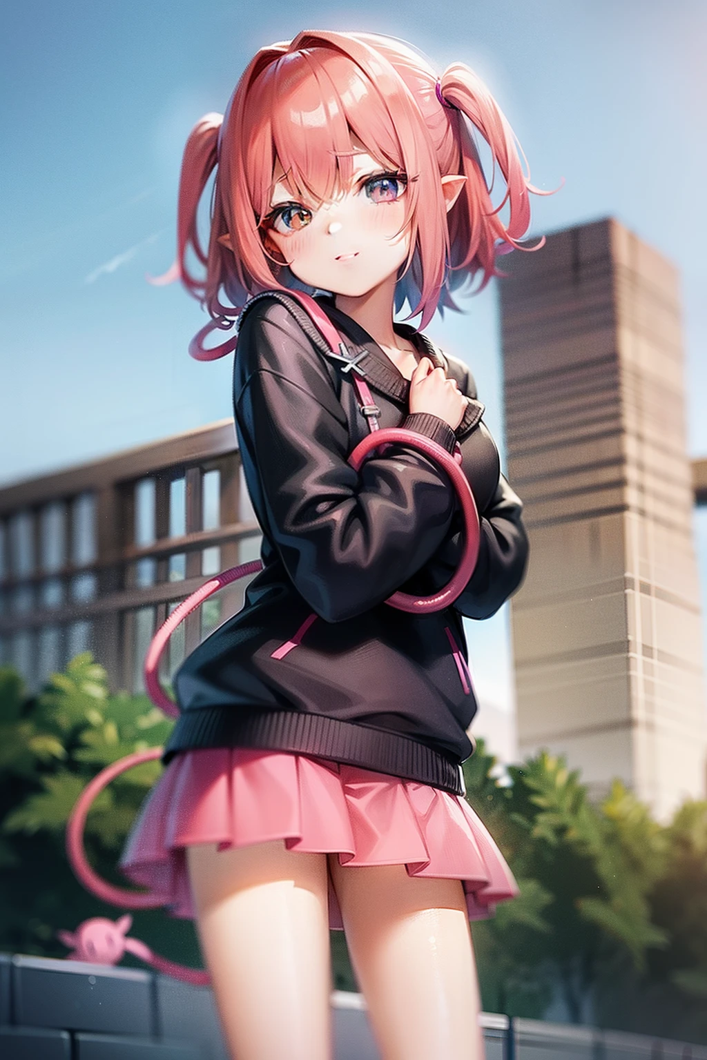 quadratic element,Pink tentacles tie Lori