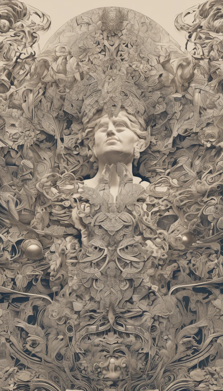 The apostle Paul looked at the screen, Long clothes, religion, Ultra-realistic official art,统一 8k 壁纸,ultra - detailed,Beauty and aesthetics,tmasterpiece,best qualtiy,(zentangle,datura,Tangles,entangled),(s fractal art:1.3),1girl,The is very detailed,dynamic angle,cowboyshot,The most beautiful form of chaos,Elegant,Fauvist design,vivd colour,romanticism lain,James Jean,Robbie Devi Antono,ross tran,Francis Bacon,Michal Mraz,adrian ghenie,petra cortright,Gerhard Richter,Takato Yamamoto,Ashley Wood,Atmospheric,A note of ecstasy,streaming musical notes visible